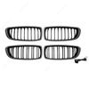 Car Front Bumper Grille LED Light  Racing Grill Single/Double Line Kit For BMW 4 Series F32 F33 F36 2014-2020 Gloss Black Tuning