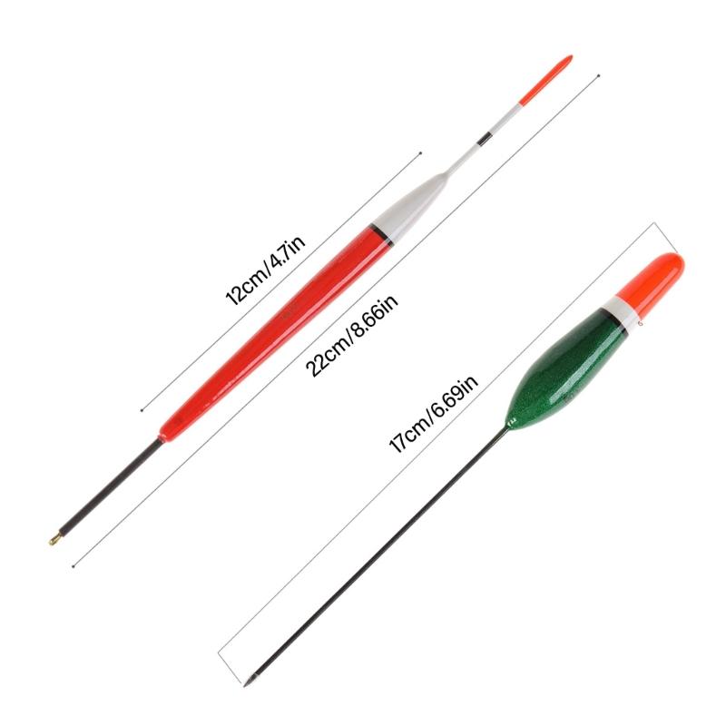 10Pcs Long Tail Fishing Bobber Buoy Paulownia Wood Fishing Floats Tackle Fishing Float Fishing Tackle Accessories