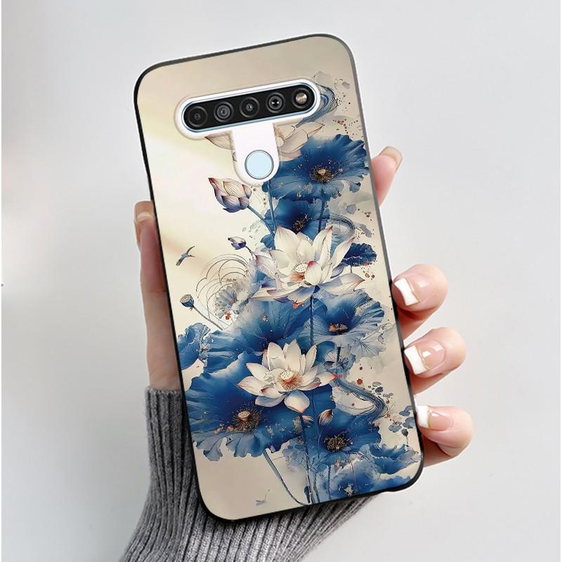 Luxury Cute Cool Boys Girls Case For LG K61 Q61 Q70 Phone Case Black Matte Soft Silicone Back Cover Protective TPU Bumper Shell