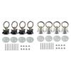 Kit de ancorare L Track pentru benzi de camion sau remorci pentru ancorare Sistem de ancorare motocicletă Kit de ancore rotunde