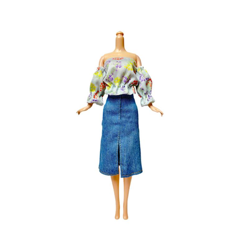 Doll New Clothes Supermodel Doll Toy Clothing Accessories 1/6 Doll Dress Up Clothes Set Fashion Top Pants Skirt For 30Cm Doll