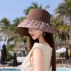 Spring and summer new fashion versatile casual sunscreen hat outdoor travel travel foldable light breathable bucket hat