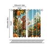 2 pcs, filtering curtains (excluding rods, non-movable, without batteries) Monkey Orchard for use in bedrooms and living rooms
