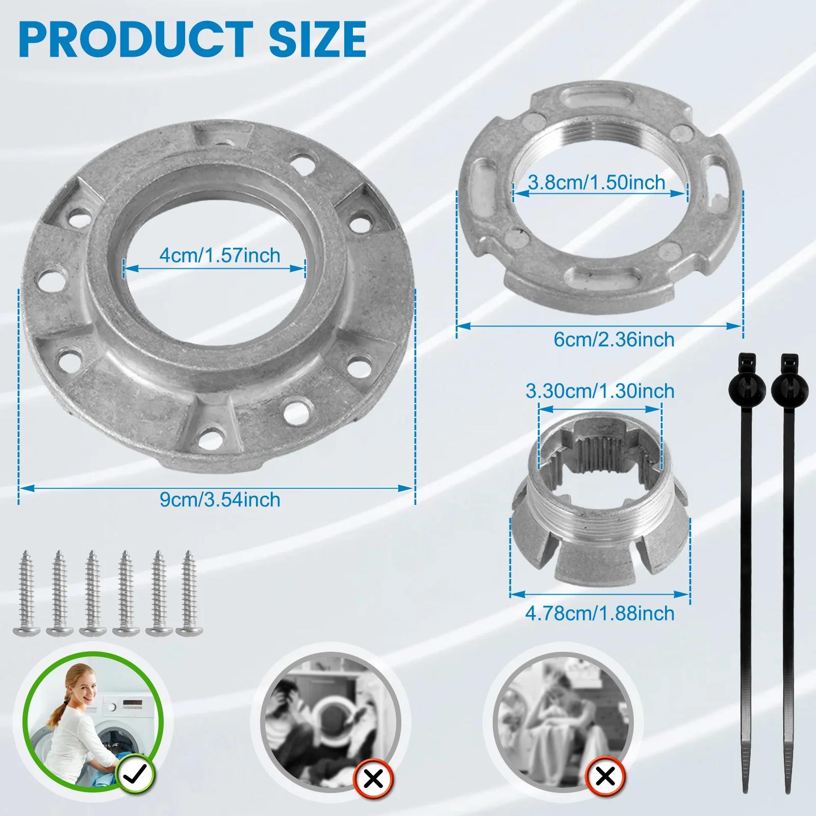 

W10324651 Комплект ступицы для замены корзины шайбы привода для W10291415 W10291416 W10291417 EA2581262 PS2581262 1877235 AH2581262 1 Set серебряный