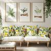 Lemon Pillow Covers Fresh Fruit Designs Holiday Sofa Home Room Office Living Decor Single Sided Printing Summer Kitchen Cushion
