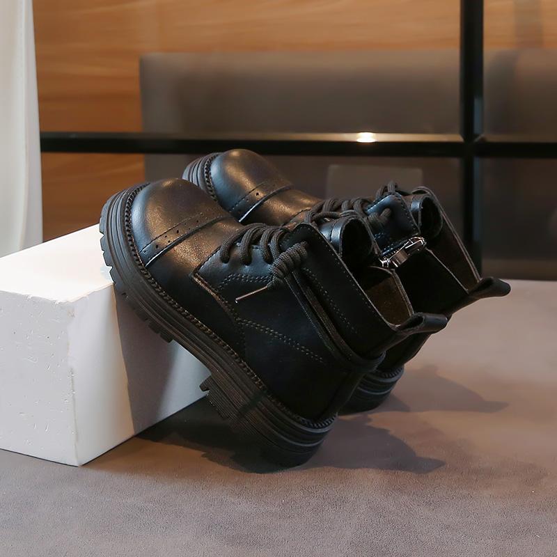 Spring Autumn Kids Shoes Boots for Girl Causal School Versatile Toddlers Non-slip Shoes Fashion Children Platform Ankle Boots