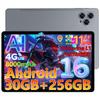 DOOGEE G6 Android 16 4G LTE TF Card 90Hz IPS Large Widevine Netflix Facial T7250 4G Tablet, 11-inch, 30GB+256GB+2TB Storage, Expansion, Screen, L1,
