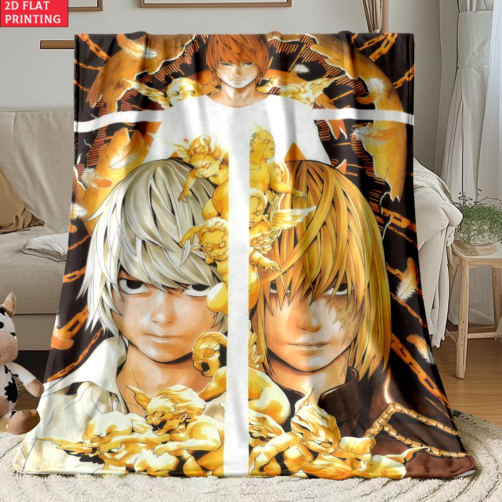 

Yagami Throne Print thin Flannel Blanket for Bedrooms,Living Rooms,Sofas Blankets,Lunch Breaks,blankets fluffy blanket 130x150cm