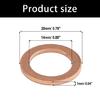 Automotive Oil Drain Plug Gasket Heat Resistant Brass Construction Reliable Seal 007603-014106 007603014106 for Vehicles