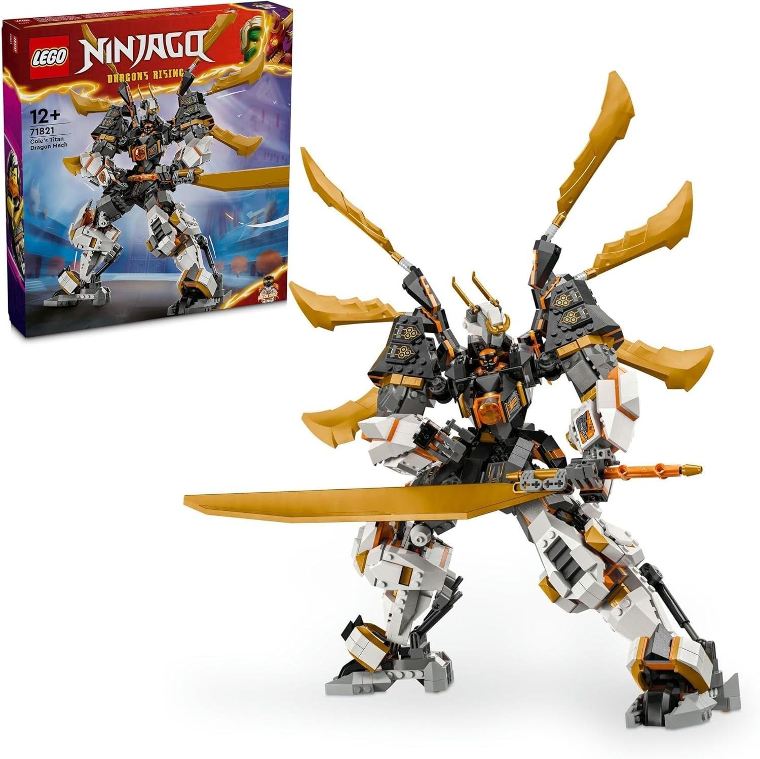 LEGO NINJAGO 71821 Coles Titan Dragon Mech Building Set Sealed Japan