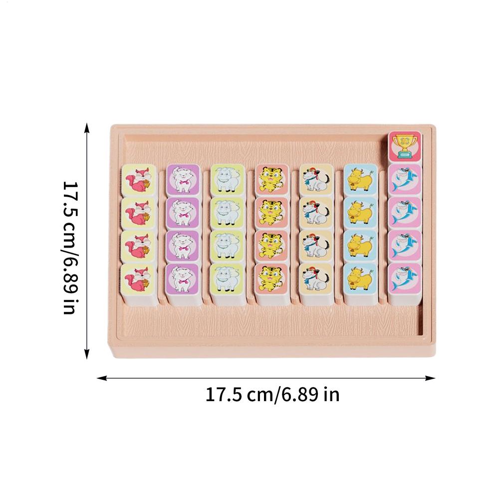 Matching Puzzle Game Set Educational Tabletop Logical Thinking Matching Sorting Puzzle Game For Over 4 Years Old Girls Children