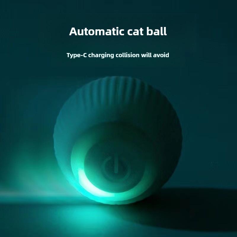 Electric Smart Ball Cat Toys Automatic Rolling Interactive Ball Usb Charge  Pet Toy Cat Teasing Training Balls Chewable Cat Toys