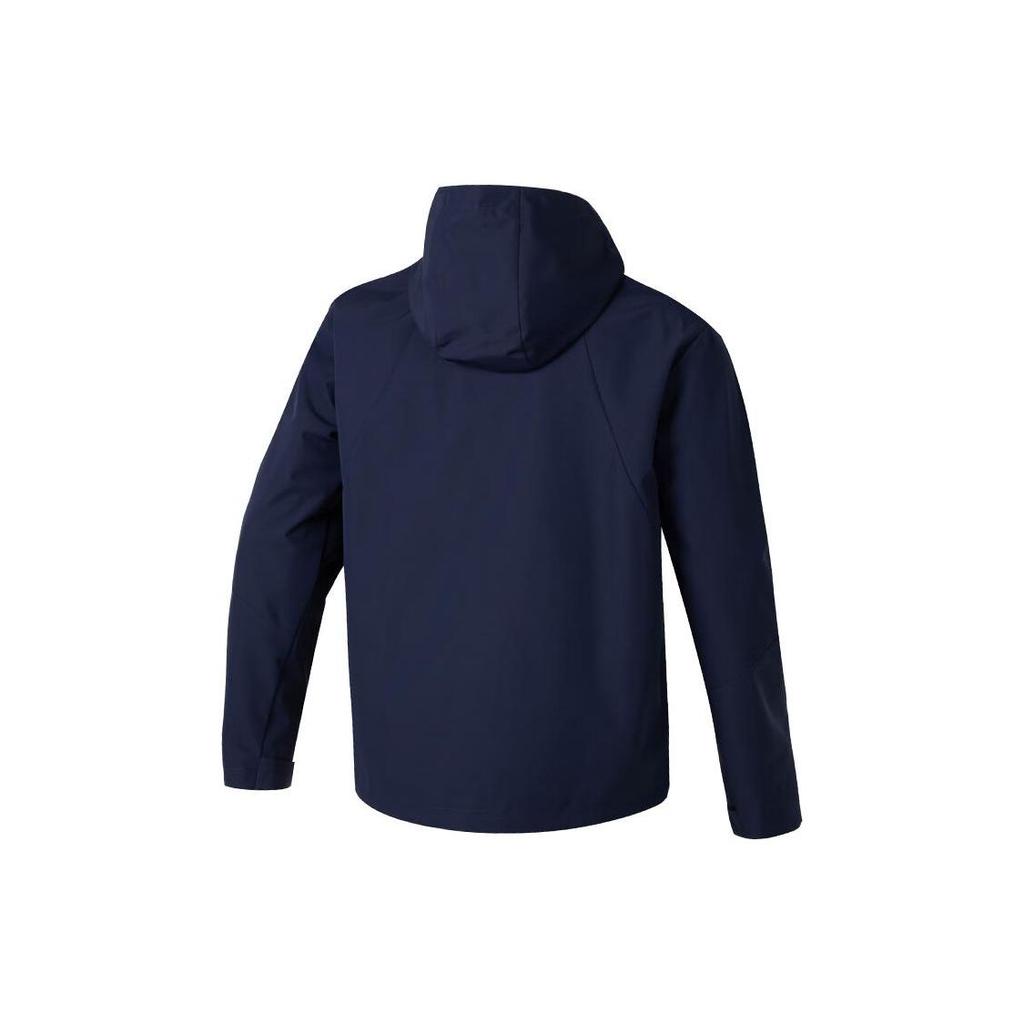 Under Armour Solid Logo Outdoor Training Running Fitness Woven Hooded Jacket Men jackets Blue 23600401-409