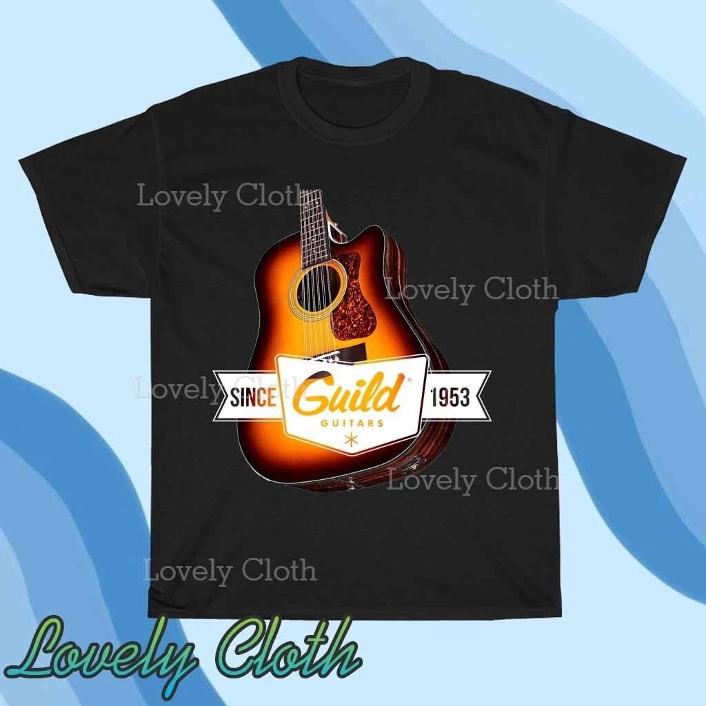 

Guild Guitars Logo TEE T-Shirt Funny American Size S to 5XL T-Shirt 2XL