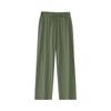 Women's Casual Solid Colour Elastic Waist Straight Casual Pants With Pockets