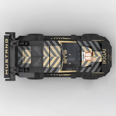 Blocs de construction MOC Racing Series Circuit de Spa-Francorchamps Course d'endurance des 6 Heures Modèle de voiture modulaire DIY Assemblage Jouet pour enfants Cadeau