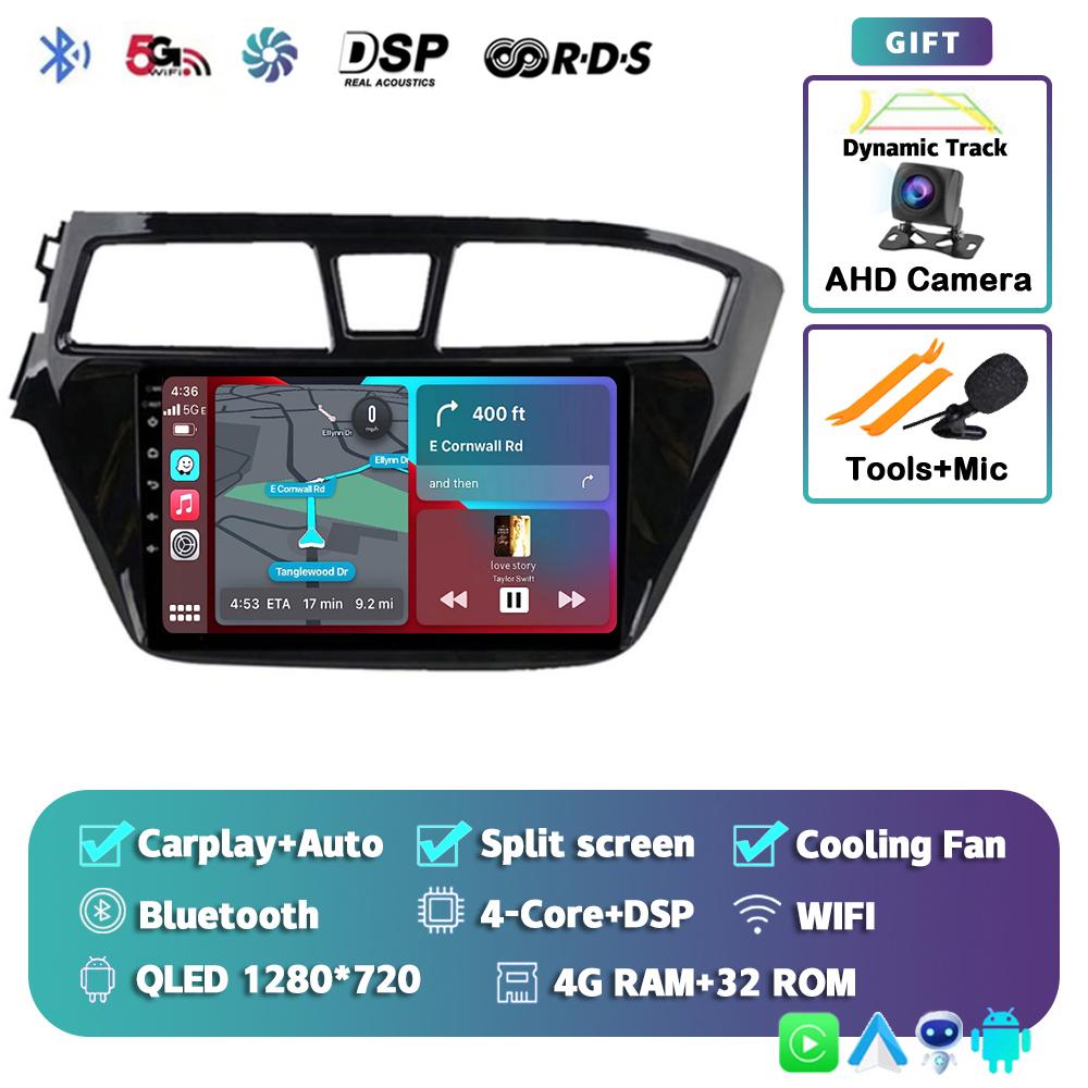 Android 14 Carplay Auto Car Radio For Hyundai I20 LHD 2015 2016 2017 2018 Navigation GPS Multimedia Video Player 2Din DVD Stereo