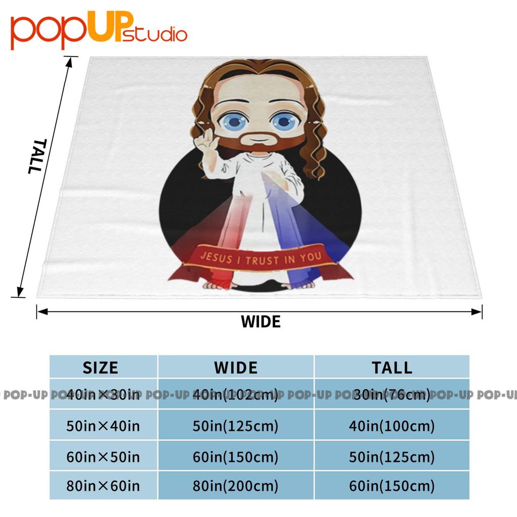 Jesus I Trust In You Divine Mercy Ultra-Soft Blanket Quilt Winter Sofa Cover Bed Covers