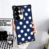 Polka Dots Art Fashion Desgin Soft Phone Case For Samsung Galaxy S26 Ultra S25 Edge S24 FE S23 Plus S22 S21 + S20 Plating Anti-F