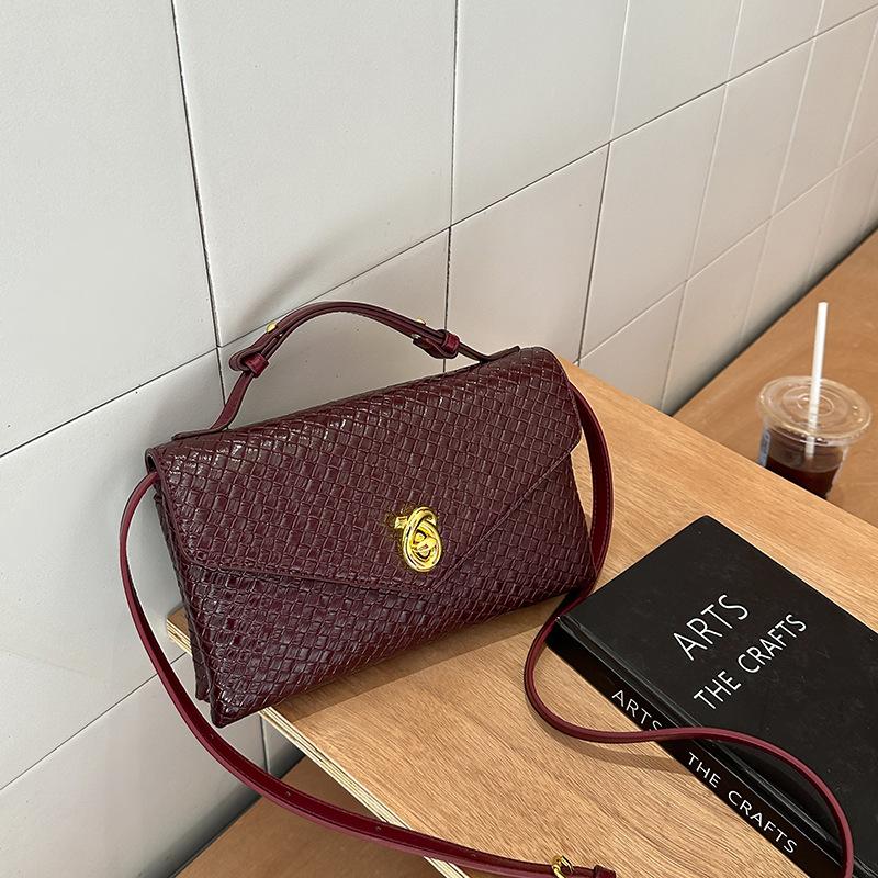 Neue Damenhandtasche Mode-Stil gewebte Umhängetasche tragbare Schulter schräg zu tragen Mode