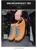 Chic Round Toe Hiking Shoes - Non-Slip, Low-Top Style for Women & Men