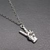 Surfer Girl Charm Pendant Necklace Human Character Necklaces Fashion Statement Jewelry Gift For Making