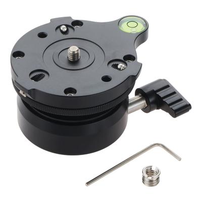 Bilyalı Başlık için Seviyeleme Tabanı Bilyalı ve Bilyalı ile Yarı Uyumlu Kamera Bağlantısı Tripod Bağlantısı Boyut Dönüştürme Vidası Altıgen Adaptör İçerir