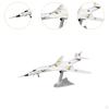 1/144 Diecast Alloy Aircraft Model with Stand, Decorative Plane for Home and Cafe