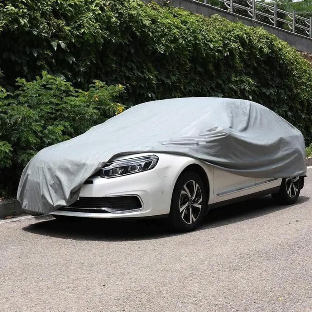 Universal PEVA Car Cover - Sunshade, Rainproof, Waterproof Protection