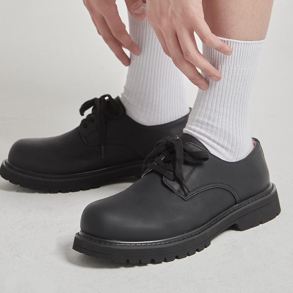 [PASCOROZEN] Morocco 4-Hole Derby Shoes Black [JC1308] [Shipped from Korea] 100% Authentic