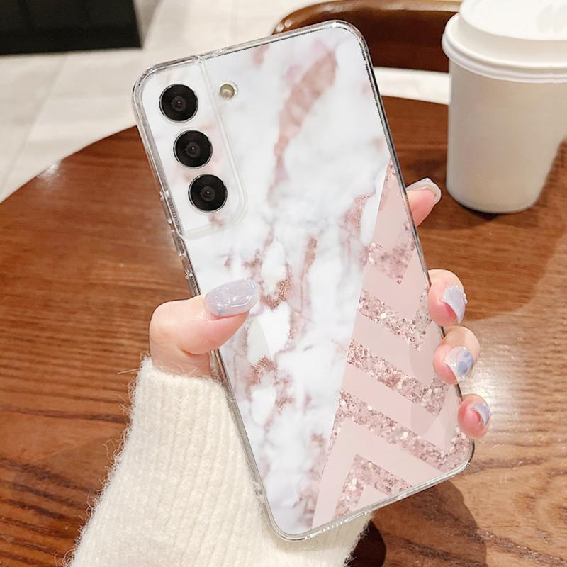 Custodia Marmo Arenaria Per Samsung S26 Ultra S25 FE S24 S23 S22 Plus S21 A15 A25 A35 A55 A16 A26 A36 A56 A17 A37 A57 5G Cover Morbida Trasparente in TPU