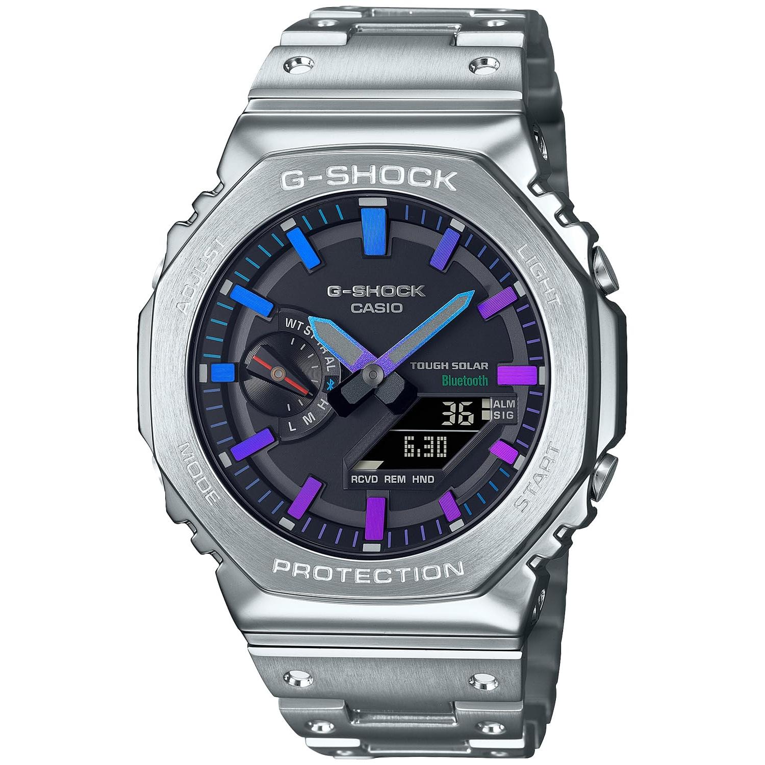

[Casio] Men s G-Shock Watch GM-B2100PC-1AJF Silver, Authentic Japan Model