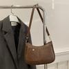 Texture niche simple shoulder armpit bag women's bag trendy versatile women's versatile crescent bag