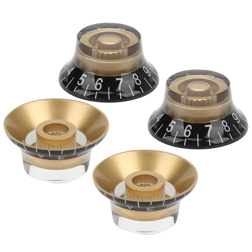4 Stück Zylinderknöpfe E-Gitarre Lautstärke Tonregler Potentiometer für EPI LP Zubehör
