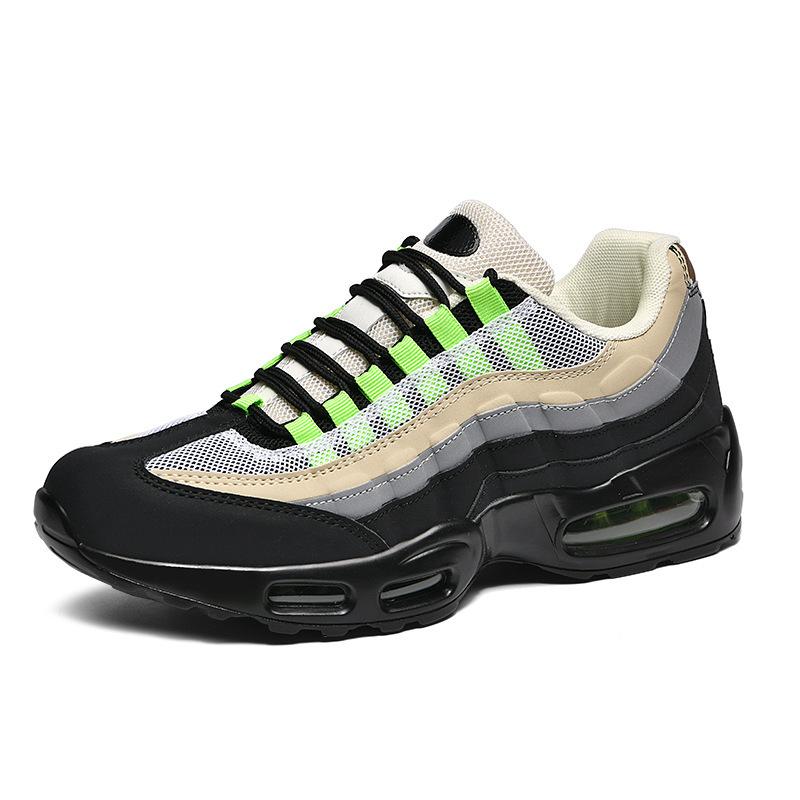 Nuevos zapatos versátiles para hombre primavera casual zapatillas de correr transpirables para hombre ligeros suela gruesa para aumentar altura modernos zapatos de papá