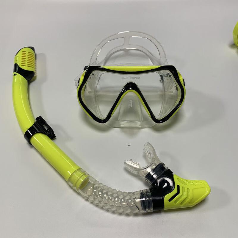 YBLKJ Large Frame Snorkeling Set with HD Mask & Snorkel