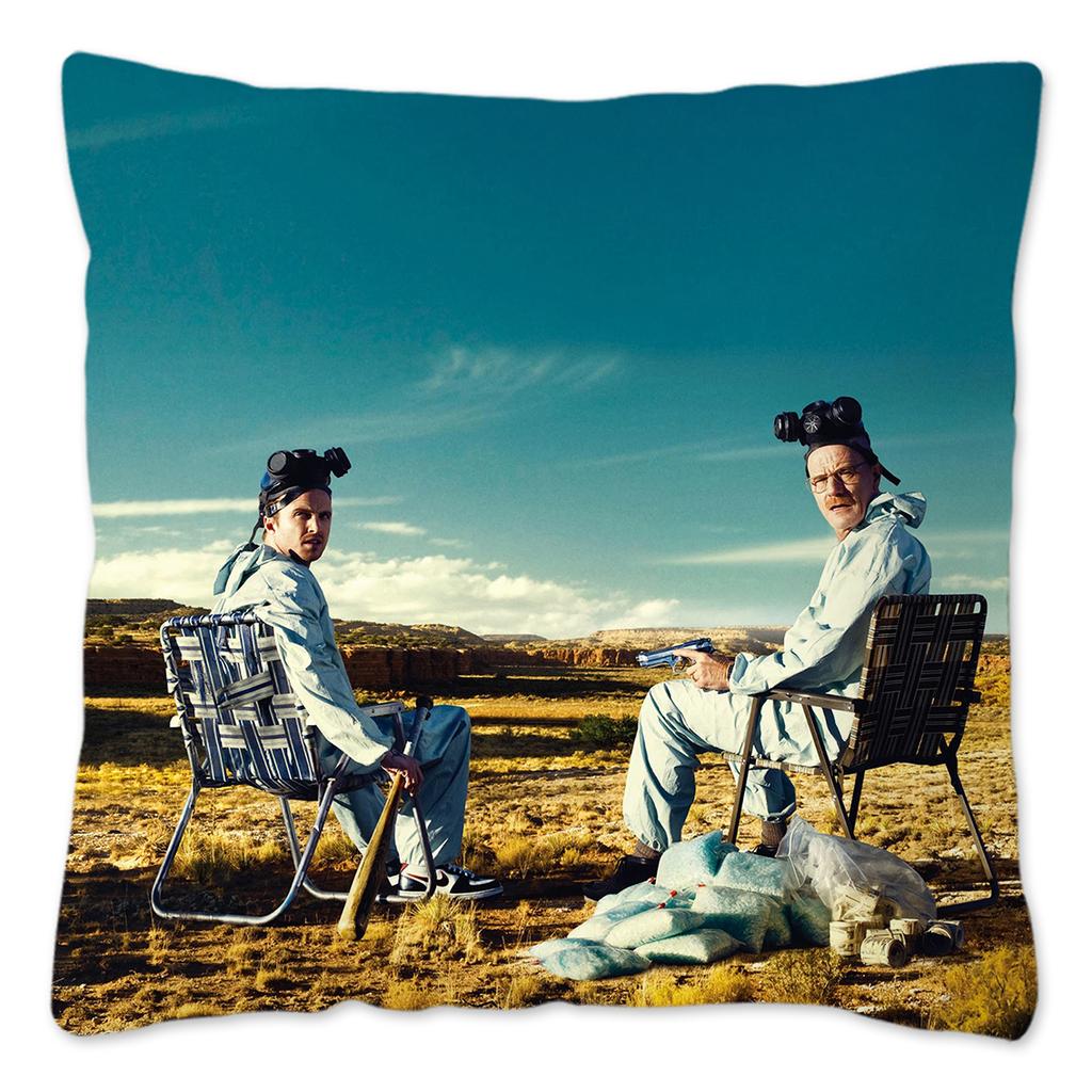 Walter White Meme Pillow Case Home Decoration 100% Polyester Funny Cushion Cover for Sofa Square Pillow Cover 18x18inch