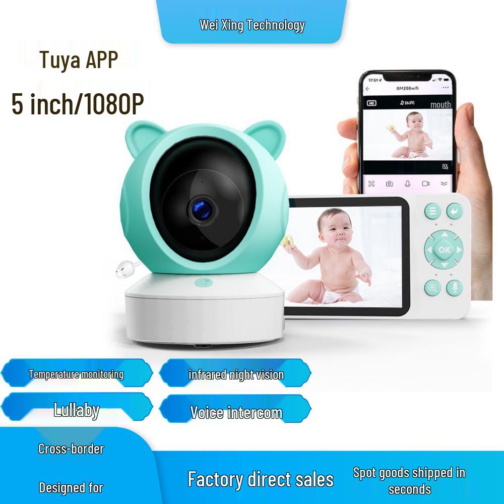 Tuya 5  WiFi Видеоняня с голосовой связью C8