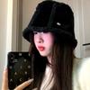 Thicken Fisherman Cap Soft Panama Hat Casual Warm Cap  for Women