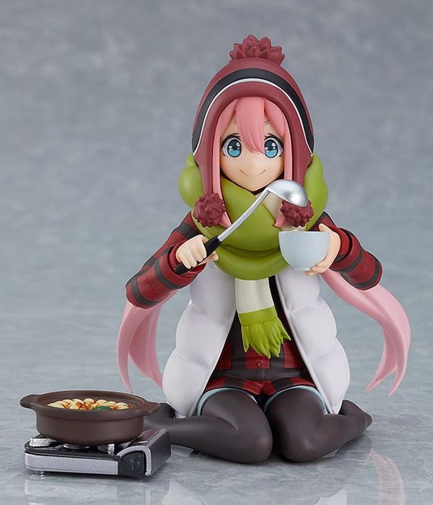 figma Camp Nadeshiko Kagamihara DX Edition ABS PVC Painted Movable Figure Laid-Back Non-Scale &