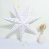New Year Decor Hollow Out Star Hanging Pendants Paper Eid Mubarak Star Lampshade Christmas Light Cover Garden