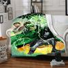 1pc Green Lantern Corps Blanket Polyester Fiber, All Season Comfort for Sofa, Bed, Office, Car, Camping Ideal Home Decor & Gift, Office Comfort