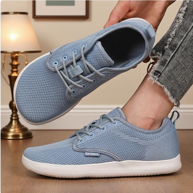 Women Wide Toe Shoes Breathable  Walking Shoe In  Flat Soft Mesh Single Shoes Ultra Comfortable Wide Toe Sneakers