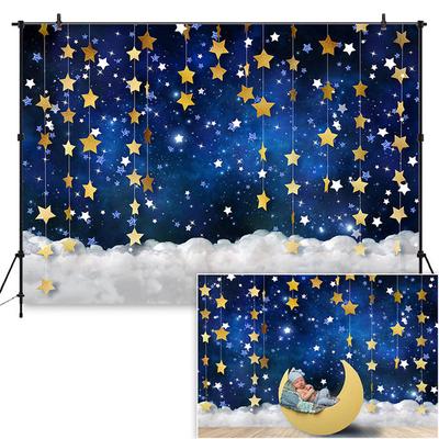 3 размера Мечтательная звезда Свет Боке День рождения Любовь Ребенок Портрет Фотография Фон ФотоФон Фотоколл Фотостудия