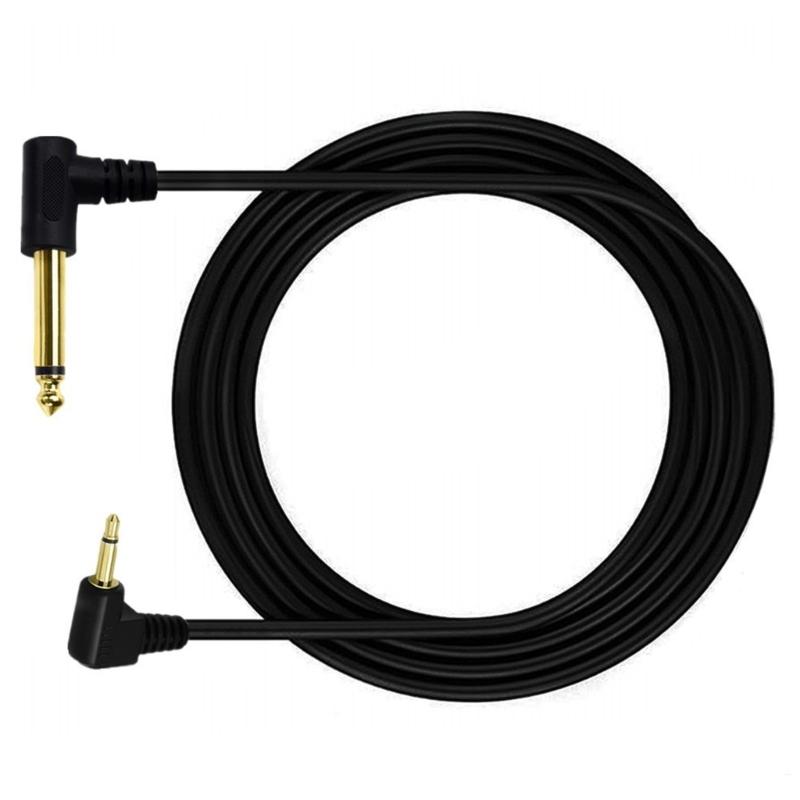 3.5mm To 6.35mm Adapter Aux Cable for Mixer Amplifier Gold Plated 3.5 Jack To 6.5 Jack 1.8m Aux Cable Male To Male