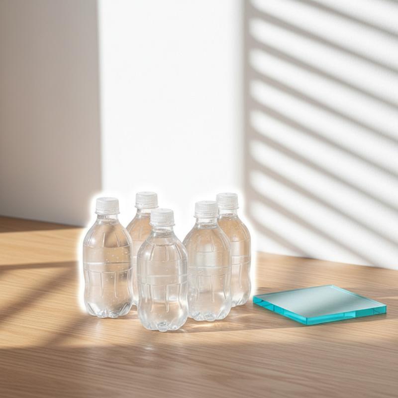 Transparent Water Bottle Toy Clear Jelly Squeeze Fidget Toy Slow Rising Stress Relief Decompression Desk Toy Gift