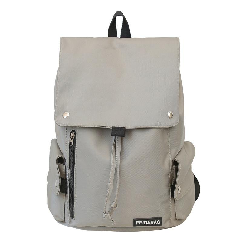 Men Women Backpack Student Large Capacity Schoolbag Travel Computer Bag