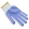700G point plastic non-slip labor insurance gloves, all-finger nylon dispensing 10 pins, encryption thickened wear-resistant work tug of war man