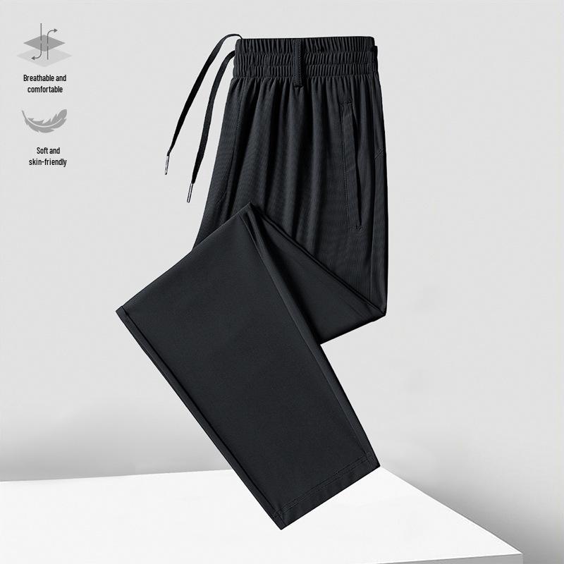 

Мужские и женские дышащие повседневные брюки для хайкинга - Легкие, свободного кроя, из ткани «ледяной шелк» для занятий спортом на открытом воздухе M