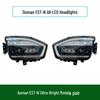 OMAN EST High Brightness LED Assembly for H4H5 Model Year Dump Truck: Four Low, Six High